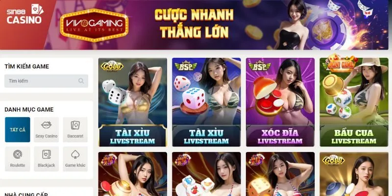 Casino trực tuyến - cược nhanh thắng lớn